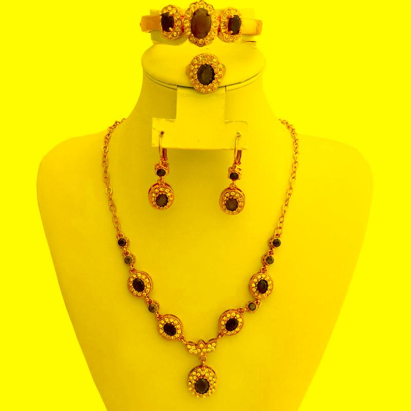 Earrings & Necklace African Fashion Jewelry Set Bracelet Ring 4-Set Moroccan Luxery Colorful Crystle Wedding For BrideEarrings, As pic
Earrings & Necklace African Fashion Jewelry Set Bracelet Ring 4-Set Moroccan Luxery Colorful Crystle Wedding For BrideEarrings, As pic
