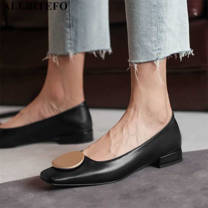 ALLBITEFO fashion brand genuine leather lowheeled comfortable women shoes thick heels office ladies shoes autumn women heels 210611, As picture
ALLBITEFO fashion brand genuine leather lowheeled comfortable women shoes thick heels office ladies shoes autumn women heels 210611, As picture