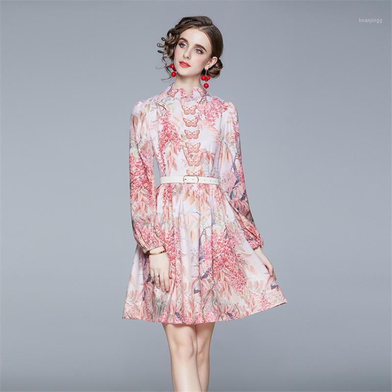 European Fashion Spring Dresses Women Puff Sleeve Butterfly Print Pink Elegant Dress Ladies High Waist Mini Shirt Casual, Short dress pink
European Fashion Spring Dresses Women Puff Sleeve Butterfly Print Pink Elegant Dress Ladies High Waist Mini Shirt Casual, Short dress pink