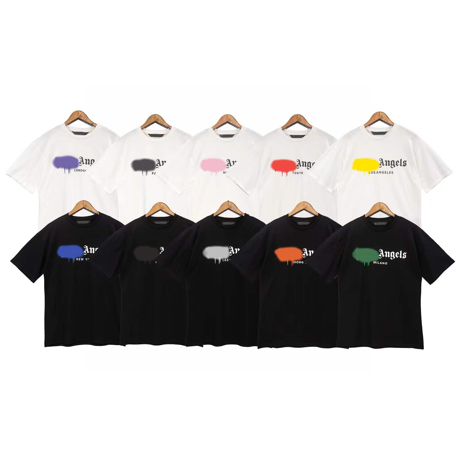 Designer of luxury T-shirt brand Palms Angels angel t shirt PA Clothing spray letter short sleeve spring summer tide men and women tee NEW2022
Designer of luxury T-shirt brand Palms Angels angel t shirt PA Clothing spray letter short sleeve spring summer tide men and women tee NEW2022