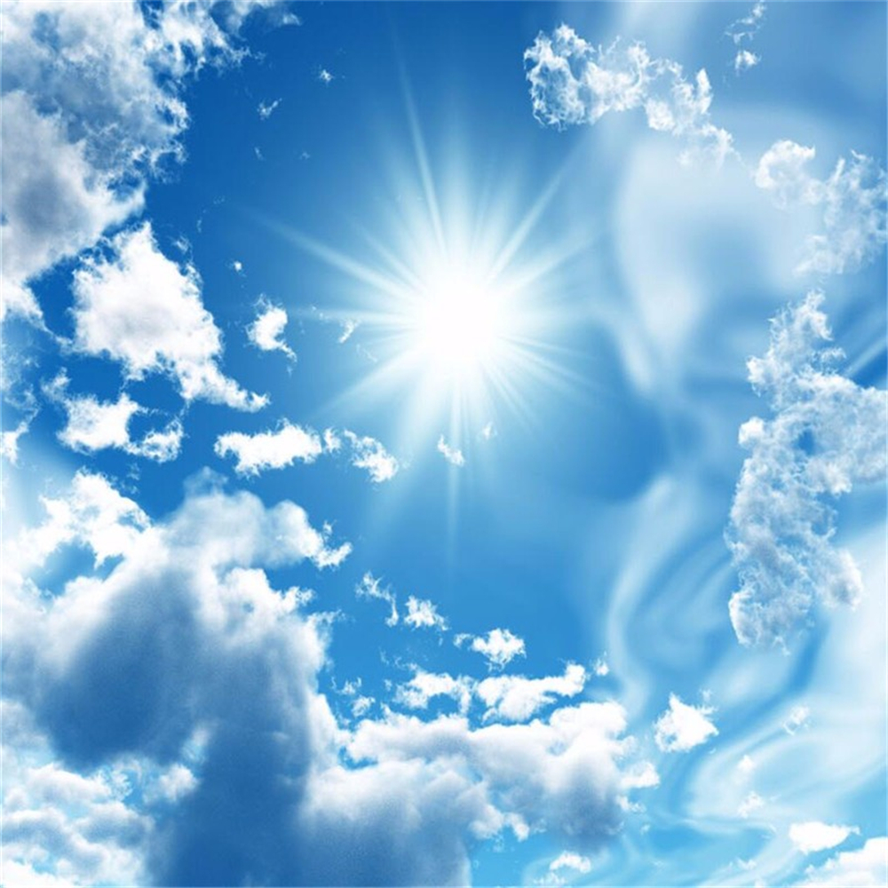 3d wallpaper mural decor Photo background Blue sky and white clouds Sun ceiling wall painting mural panel
3d wallpaper mural decor Photo background Blue sky and white clouds Sun ceiling wall painting mural panel