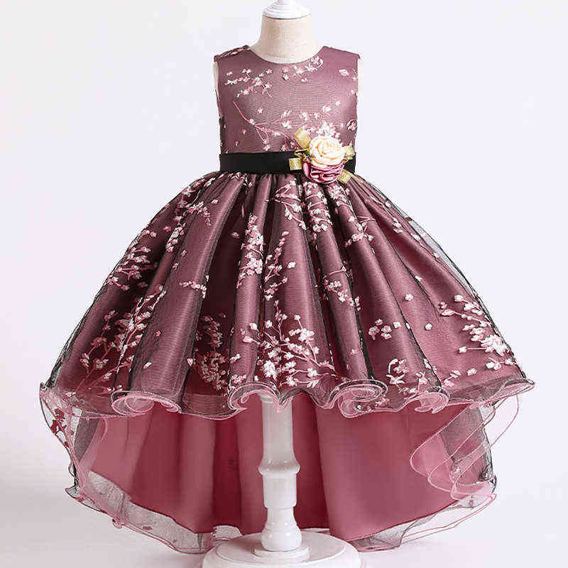 New High quality baby lace princess dress for girl elegant birthday party dress girl dress Baby girl's christmas clothes 2-12yrs Y220510