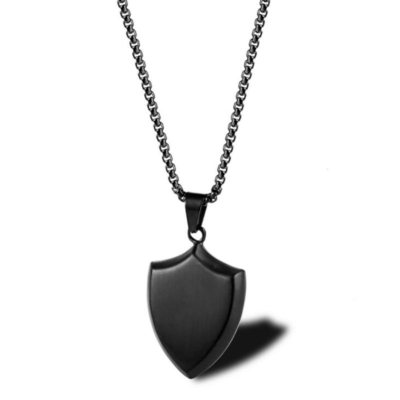 Pendant Necklaces Stainless Steel Black Gold Shield Punk Rock Necklace Fashion Street Dance Jewelry Gift For Him With ChainPendant
Pendant Necklaces Stainless Steel Black Gold Shield Punk Rock Necklace Fashion Street Dance Jewelry Gift For Him With ChainPendant
