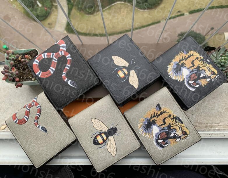 Men Animal Short Wallet Leather Black Snake Tiger Bee Wallets Women Style Luxury Purse Wallet Card Holders With Gift Box Top Quality, Price difference
Men Animal Short Wallet Leather Black Snake Tiger Bee Wallets Women Style Luxury Purse Wallet Card Holders With Gift Box Top Quality, Price difference