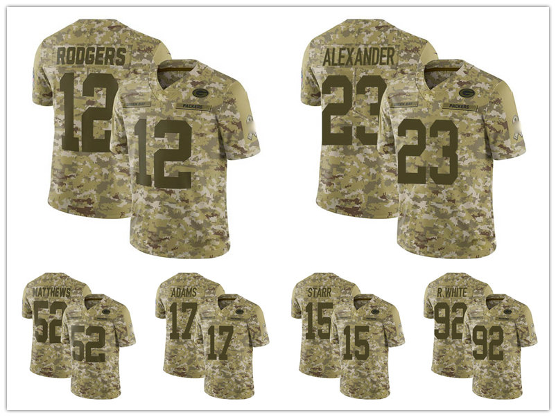 Jersey Green Bay''Packers''MEN WOMEN YOUTH Aaron Rodgers Aaron Jones Clay Matthews Limited Home Football Camo 2018 Salute to Service
Jersey Green Bay''Packers''MEN WOMEN YOUTH Aaron Rodgers Aaron Jones Clay Matthews Limited Home Football Camo 2018 Salute to Service