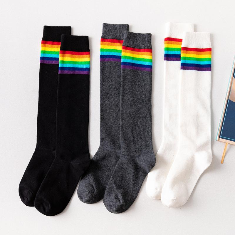 Socks & Hosiery Knee Children's Autumn Fashion Rainbow Stripe Sweet College Style Lovely Net Red Calf StockingsSocks
Socks & Hosiery Knee Children's Autumn Fashion Rainbow Stripe Sweet College Style Lovely Net Red Calf StockingsSocks