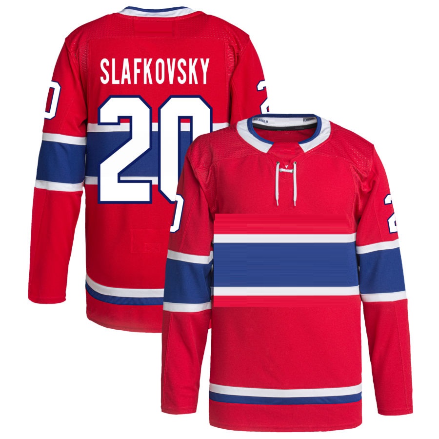 Mens 2022 Draft No.1 Juraj Slafkovsky Hockey Jerseys Home Red #20 Stitched Shirts Jersey
Mens 2022 Draft No.1 Juraj Slafkovsky Hockey Jerseys Home Red #20 Stitched Shirts Jersey