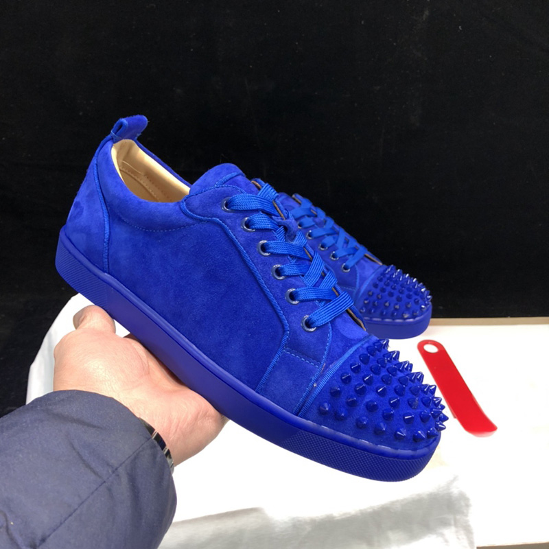 Designers Low Tops Spikes Flats Red Bottom Shoes Suede Spike Shoe Top Quality Men Women Red Sole Trainer Party Wedding Crystal Leather Sneakers
Designers Low Tops Spikes Flats Red Bottom Shoes Suede Spike Shoe Top Quality Men Women Red Sole Trainer Party Wedding Crystal Leather Sneakers