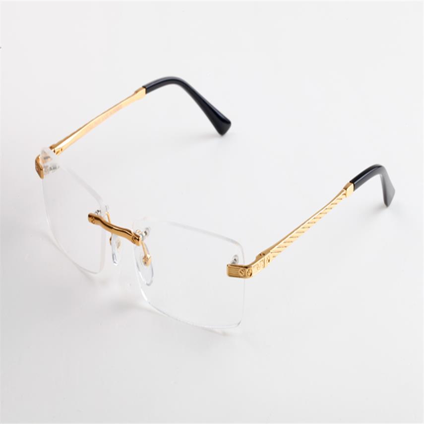 Clear Lens Glasses Rimless Metal Frame Sunglasses Rectangle Eyewear Various Choice For Man Unisex High Quality With Case And Box255j
Clear Lens Glasses Rimless Metal Frame Sunglasses Rectangle Eyewear Various Choice For Man Unisex High Quality With Case And Box255j