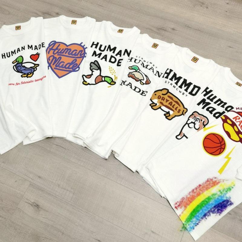 Men's T-Shirts Multi-Graphic HUMAN MADE Tee Men Women T Shirt Classic Cotton Tops Loose Short SleeveMen's, 13
Men's T-Shirts Multi-Graphic HUMAN MADE Tee Men Women T Shirt Classic Cotton Tops Loose Short SleeveMen's, 13