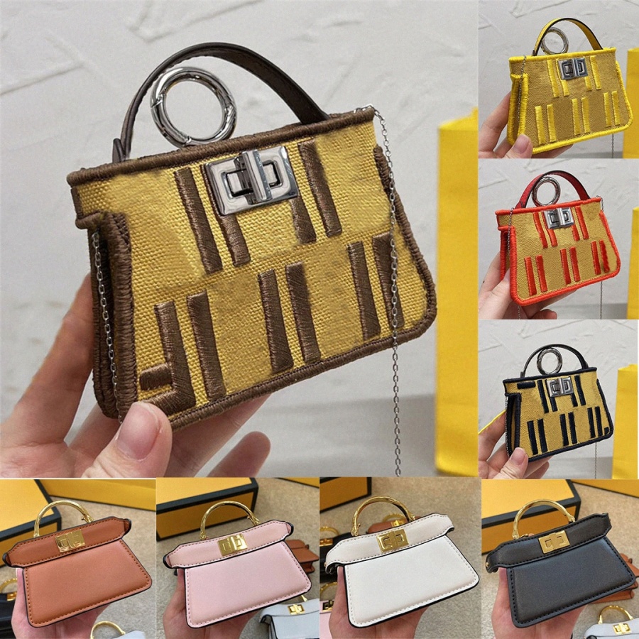 Nano Peekaboo Mini chain Bag silver gold buckle F letter embroidered canvas leather Charm Cross body Shoulder purse Key Card Kids Wallets handbag Wome g2FB#
Nano Peekaboo Mini chain Bag silver gold buckle F letter embroidered canvas leather Charm Cross body Shoulder purse Key Card Kids Wallets handbag Wome g2FB#