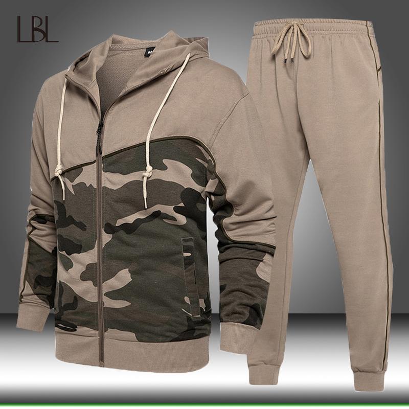 Men's Tracksuits Hooded Sweatshirt+Pants 2 Pieces Sets Mens Pullover Hoodie Sportwear Suit Men Camouflage Joggers Tracksuit Male Autumn Clot, Gray
Men's Tracksuits Hooded Sweatshirt+Pants 2 Pieces Sets Mens Pullover Hoodie Sportwear Suit Men Camouflage Joggers Tracksuit Male Autumn Clot, Gray