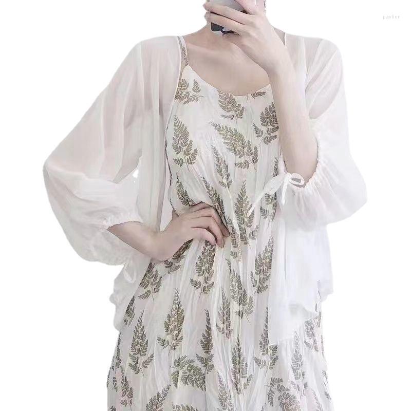 Women's Blouses & Shirts S-2XL Chiffon Beach Cardigan Blouse Fashion High Quality Women's Dress Summer Spaghetti Satin Short Woman Very, Blue
Women's Blouses & Shirts S-2XL Chiffon Beach Cardigan Blouse Fashion High Quality Women's Dress Summer Spaghetti Satin Short Woman Very, Blue
