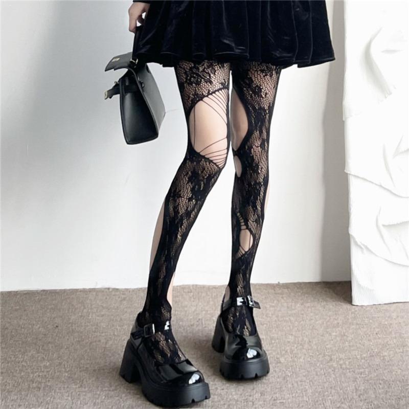 Socks & Hosiery Hollow Out Tights Pantyhose Floral Sexy Hole Mesh Fishnet Stockings Lingerie Punk Style Club Body StockingSocks, Black
Socks & Hosiery Hollow Out Tights Pantyhose Floral Sexy Hole Mesh Fishnet Stockings Lingerie Punk Style Club Body StockingSocks, Black