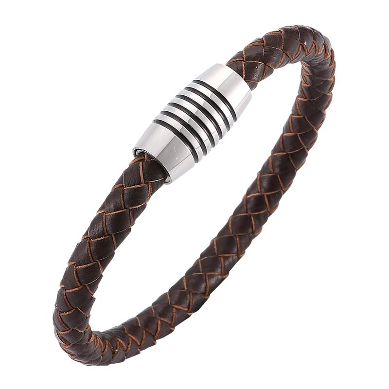 Charm Bracelets Fashion Genuine Leather For Men Women Magnetic Stainless Steel Buckle Bangles&Bracelets Gift BB0246
Charm Bracelets Fashion Genuine Leather For Men Women Magnetic Stainless Steel Buckle Bangles&Bracelets Gift BB0246