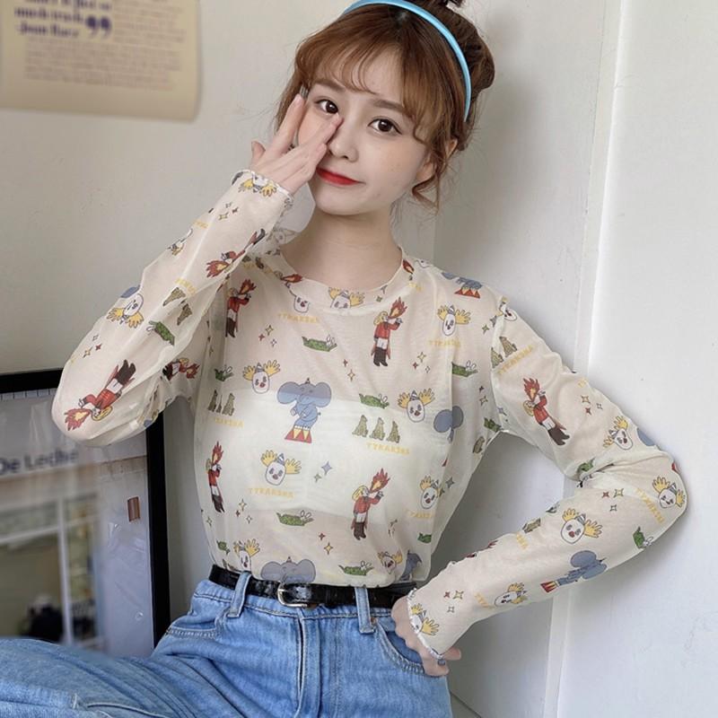 Women's Blouses & Shirts Women Summer Beach Style Casual Cartoon Print Gauze Sunscreen Ladies Shirt Tops, As pic
Women's Blouses & Shirts Women Summer Beach Style Casual Cartoon Print Gauze Sunscreen Ladies Shirt Tops, As pic