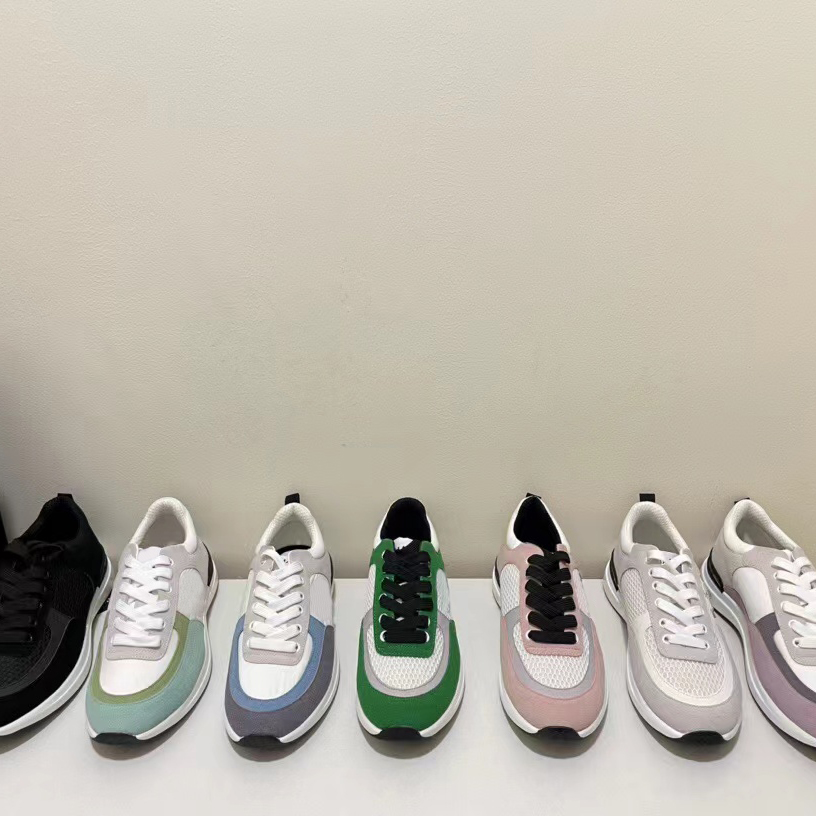 Latest Designer Sneakers Suede Casual Shoes Men Women Knit Calfskin Shoe Platform Sneaker Leather Mesh Trainers With Box
Latest Designer Sneakers Suede Casual Shoes Men Women Knit Calfskin Shoe Platform Sneaker Leather Mesh Trainers With Box