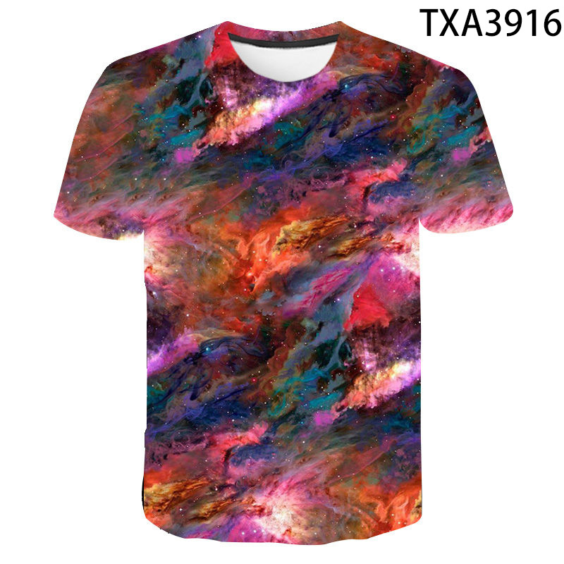 Summer Fashion Art Color Graffiti 3D T Shirts Boy Girl Kids Casual Men Women Children Printed Tshirt Cool Tops Tee 220526