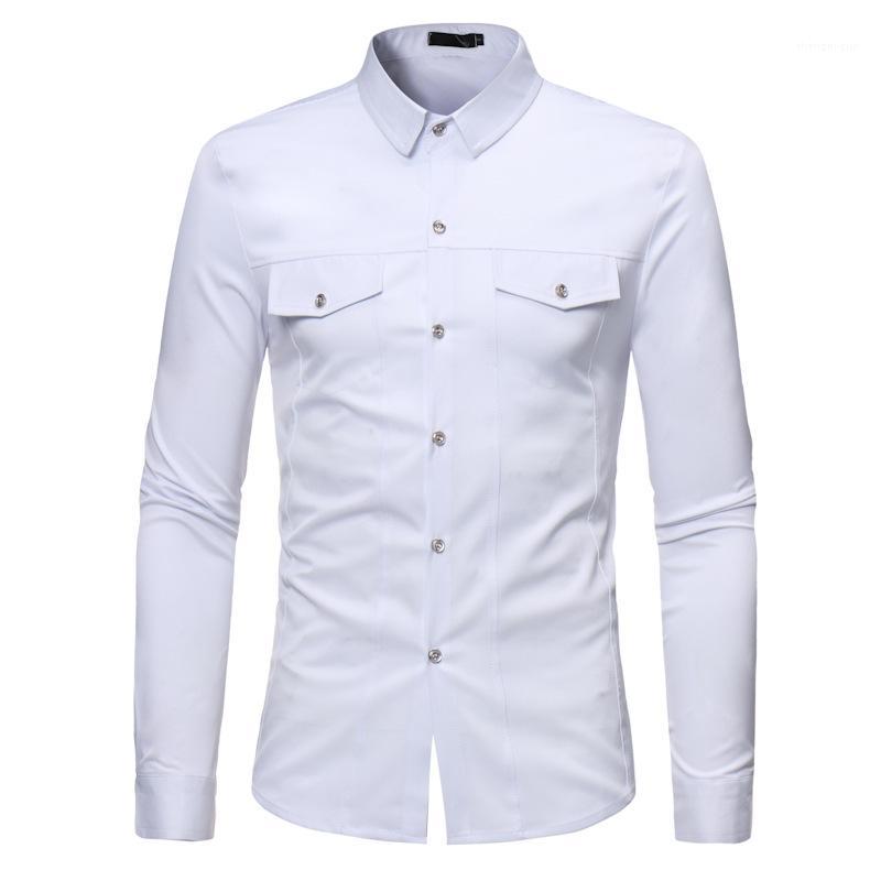 Double Pocket White Men Shirt 2022 Brand Slim Fit Long Sleeve Mens Drss Shirts Casual Button Down Male Social Camisas, Black
Double Pocket White Men Shirt 2022 Brand Slim Fit Long Sleeve Mens Drss Shirts Casual Button Down Male Social Camisas, Black