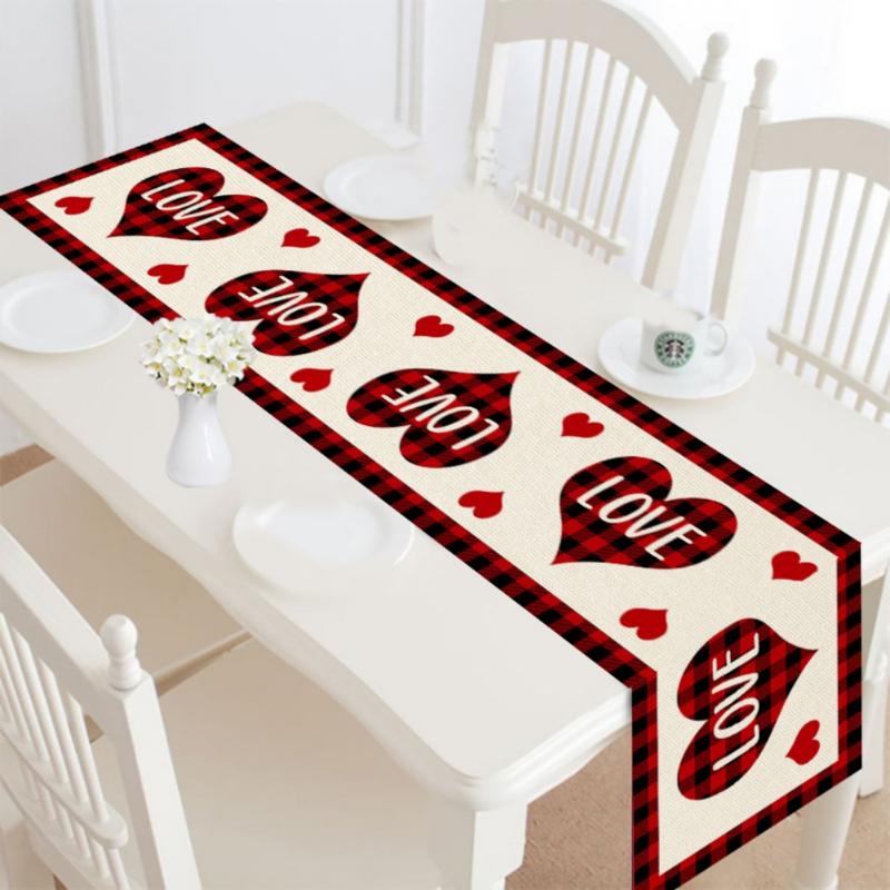 Mats & Pads Red Floral Table Runner For Valentine's Day Weddings Party Christmas Decoration Placemat Cover
Mats & Pads Red Floral Table Runner For Valentine's Day Weddings Party Christmas Decoration Placemat Cover