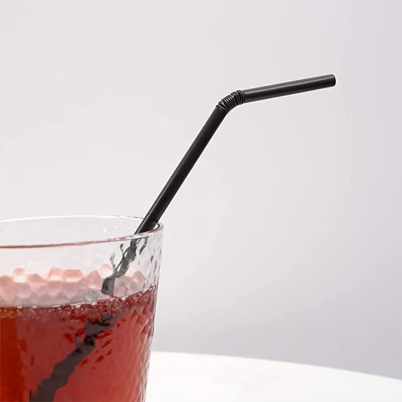 Drinking Straws 20050010001500pcs Disposable Black Flexible Wedding Party Supplies Plastic StrawsDrinking4709918