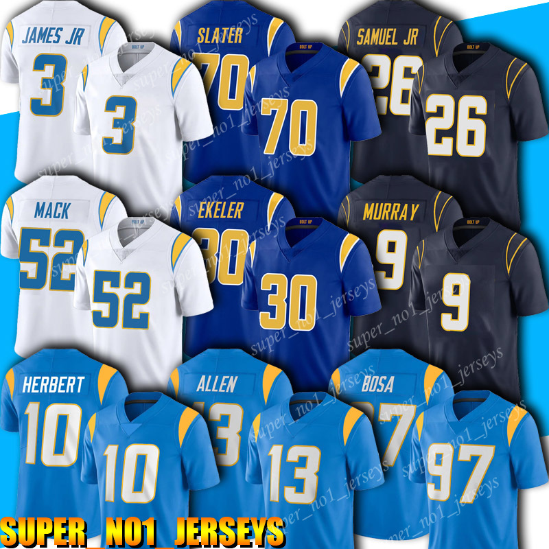 Chargers 10 Justin Herbert Jersey Football Los Angeles Khalil Mack Keenan Allen Joey Bosa Jerseys JC Jackson Derwin James Jr Austin Ekeler Mike Williams Tomlinson, Man custom jersey (sd)
Chargers 10 Justin Herbert Jersey Football Los Angeles Khalil Mack Keenan Allen Joey Bosa Jerseys JC Jackson Derwin James Jr Austin Ekeler Mike Williams Tomlinson, Man custom jersey (sd)
