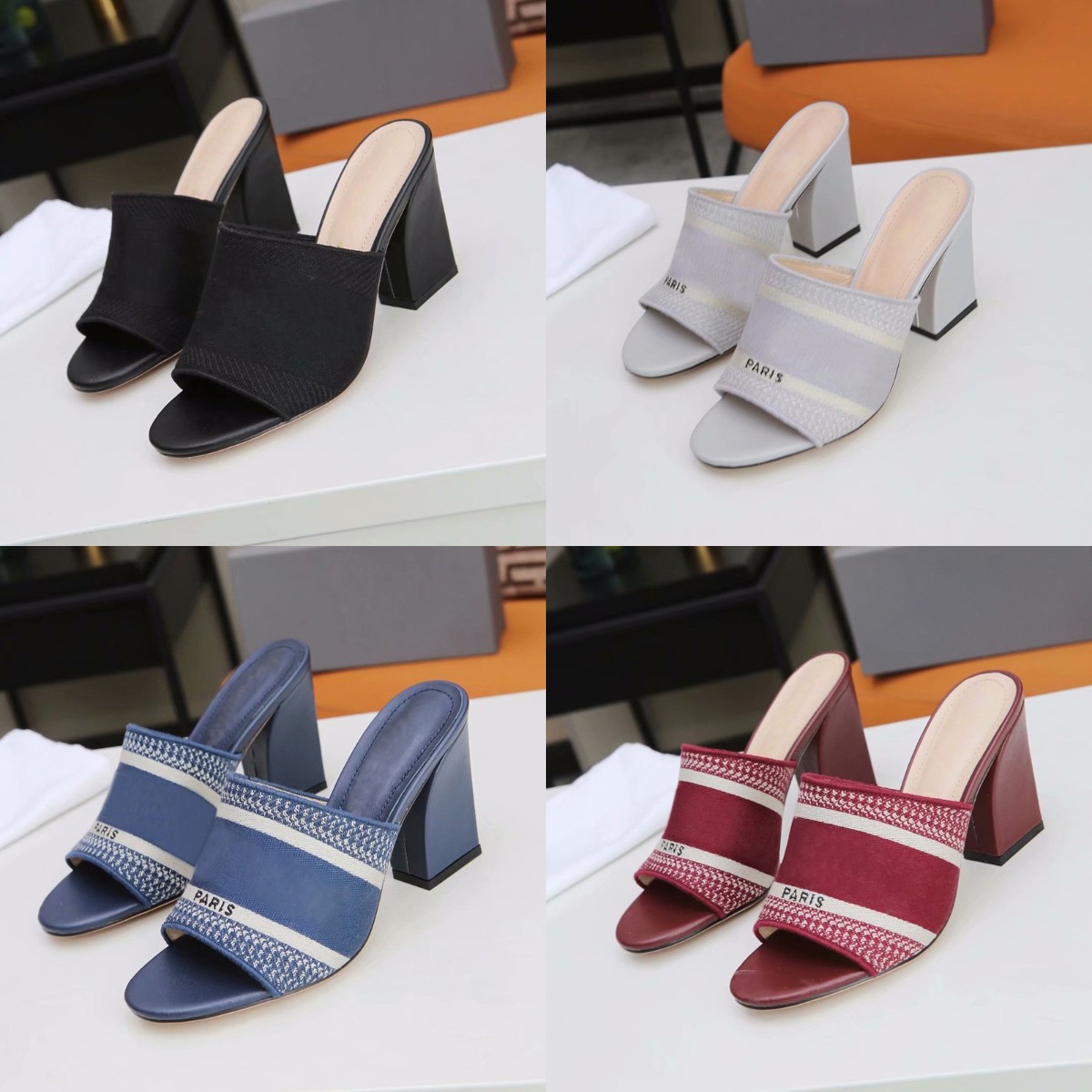 2022S Womens Sandals Luxurys Designers Shoes Colorful Slippers with High Heels Top Quality Sandals Women Fashion Trend Slides Weave Party, Custom made
2022S Womens Sandals Luxurys Designers Shoes Colorful Slippers with High Heels Top Quality Sandals Women Fashion Trend Slides Weave Party, Custom made