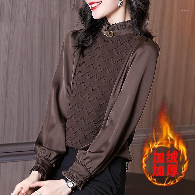 Women' Blouses & Shirts Women Blouse Autumn Winter Turtleneck Loose Puff Sleeves Chiffon Top For Blusas Ropa De Mujer, Black
Women' Blouses & Shirts Women Blouse Autumn Winter Turtleneck Loose Puff Sleeves Chiffon Top For Blusas Ropa De Mujer, Black