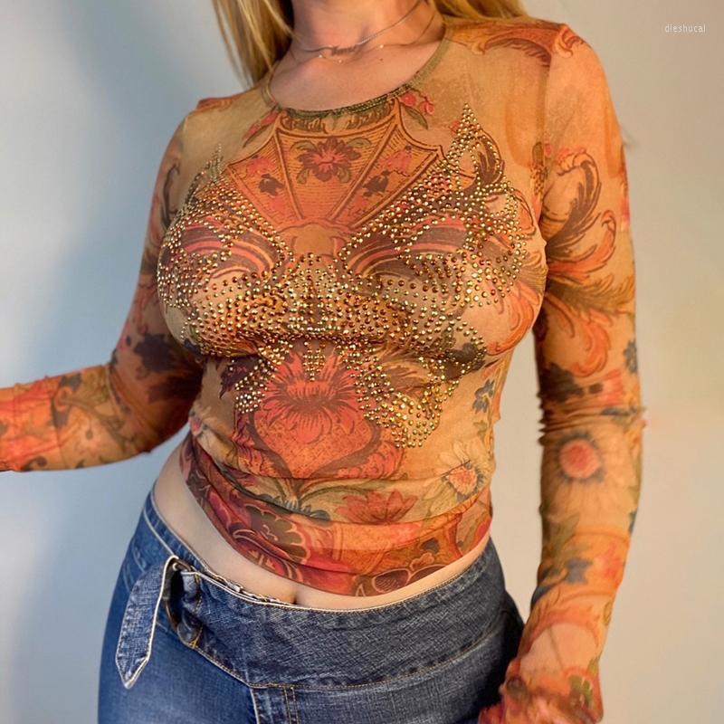 Women' T-Shirt Fairycore Grunge Butterfly Rhinestone Crop Top 90s Vintage Kawaii Pullovers Chic Women Orange Tee Sexy Mesh Long Sleeve
Women' T-Shirt Fairycore Grunge Butterfly Rhinestone Crop Top 90s Vintage Kawaii Pullovers Chic Women Orange Tee Sexy Mesh Long Sleeve