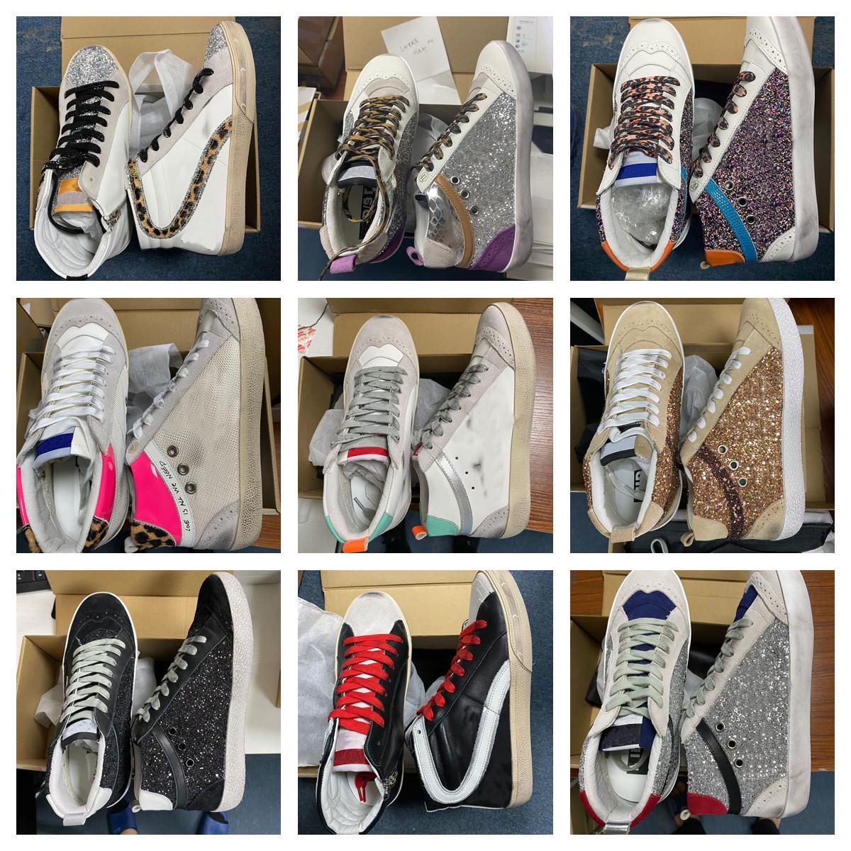 Deluxe Brand Shoes Mid Slide Star in white leather and suede Men Women Do-old Dirty Casual Boots Sneaker''Golden''Gooses cue IoN
Deluxe Brand Shoes Mid Slide Star in white leather and suede Men Women Do-old Dirty Casual Boots Sneaker''Golden''Gooses cue IoN
