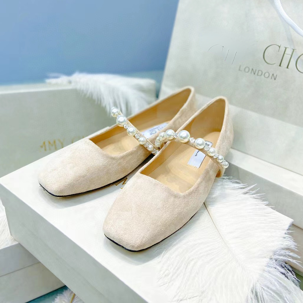 New Women's Designer Shoes Pearl Chains Square Toes Soft Bottom Loafers Spring and Summer
New Women's Designer Shoes Pearl Chains Square Toes Soft Bottom Loafers Spring and Summer