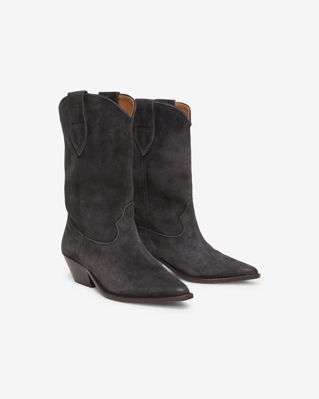 Fashion Designer Isabel Paris Marant Duerto Boots Black Calfskin Leather Suede
Fashion Designer Isabel Paris Marant Duerto Boots Black Calfskin Leather Suede