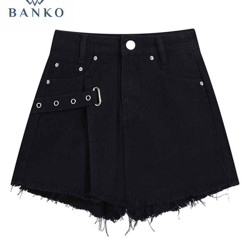 Summer Fashion E-girl Wide Leg A-line Jeans Shorts Plus Size Black Denim Women High Waisted Chic Streetwear Gothic Y2K 220419
Summer Fashion E-girl Wide Leg A-line Jeans Shorts Plus Size Black Denim Women High Waisted Chic Streetwear Gothic Y2K 220419