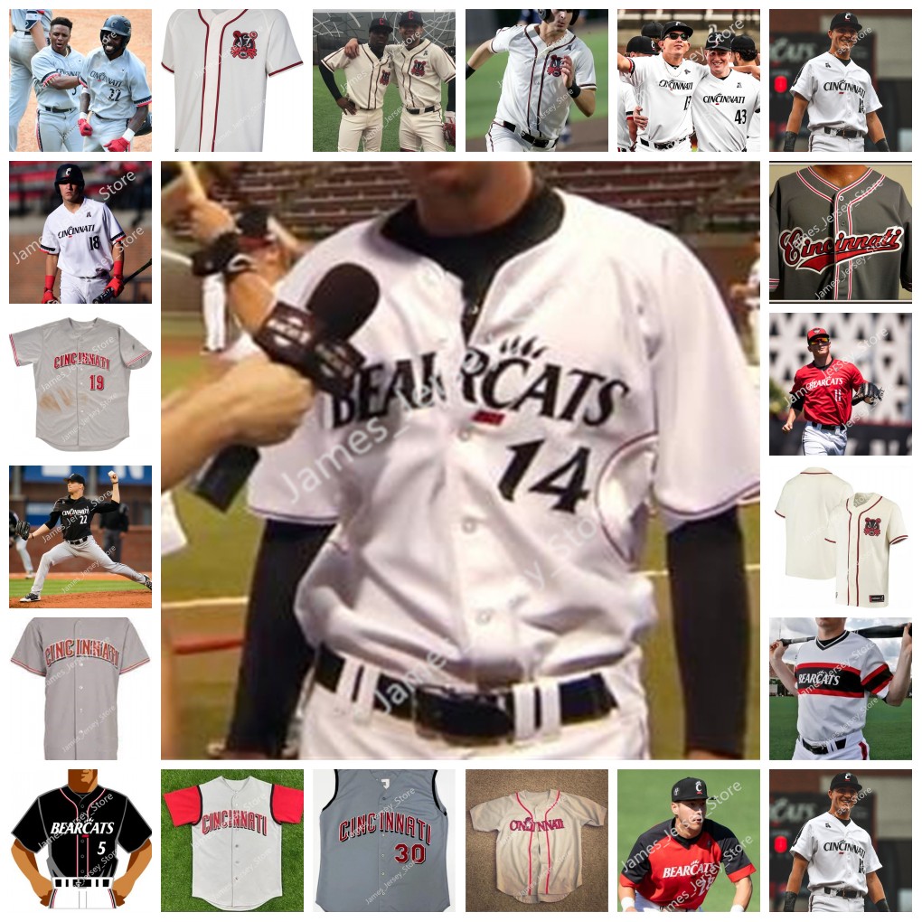 NCAA Custom Stitched Cincinnati Bearcats College Baseball Jersey 30 CJ DEAN 31 KAMERON GUIDRY 32 PAUL KOMISTEK 33 CHASE HOPEWELL 35 GARRETT HARKER 38 JOSH HEGEMANN
NCAA Custom Stitched Cincinnati Bearcats College Baseball Jersey 30 CJ DEAN 31 KAMERON GUIDRY 32 PAUL KOMISTEK 33 CHASE HOPEWELL 35 GARRETT HARKER 38 JOSH HEGEMANN