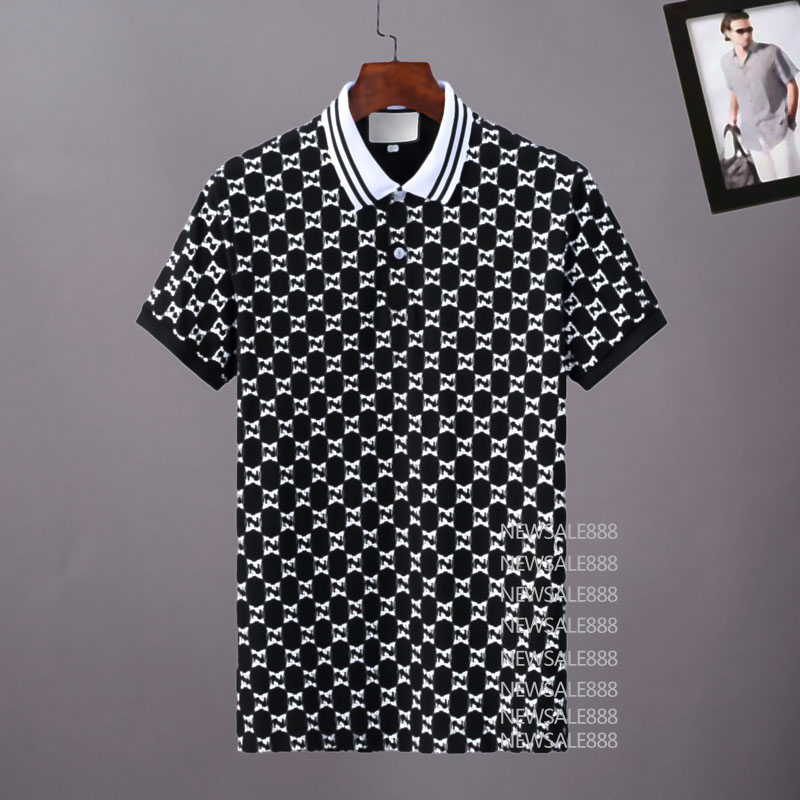 Mens Stylist Polo Shirts Luxury Italy Men Clothes Short Sleeve Fashion Casual Men's Summer T Shirt Many colors are available Size M-3XL, Blacks
Mens Stylist Polo Shirts Luxury Italy Men Clothes Short Sleeve Fashion Casual Men's Summer T Shirt Many colors are available Size M-3XL, Blacks