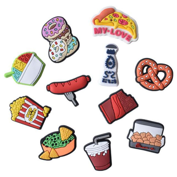 Detachable food shoe charms pvc shoecharms buckle soft rubber garden shoe accessories for clog croc charm
Detachable food shoe charms pvc shoecharms buckle soft rubber garden shoe accessories for clog croc charm