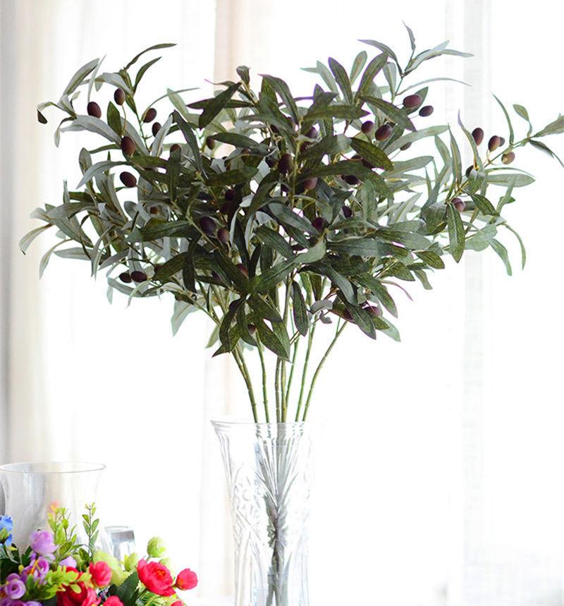 Decorative Flowers & Wreaths Artificial European Olive Tree Branches With Fruit Leaves For Home El Wedding DIY Decoration Plants Wreath Leaf, 1 piece
Decorative Flowers & Wreaths Artificial European Olive Tree Branches With Fruit Leaves For Home El Wedding DIY Decoration Plants Wreath Leaf, 1 piece