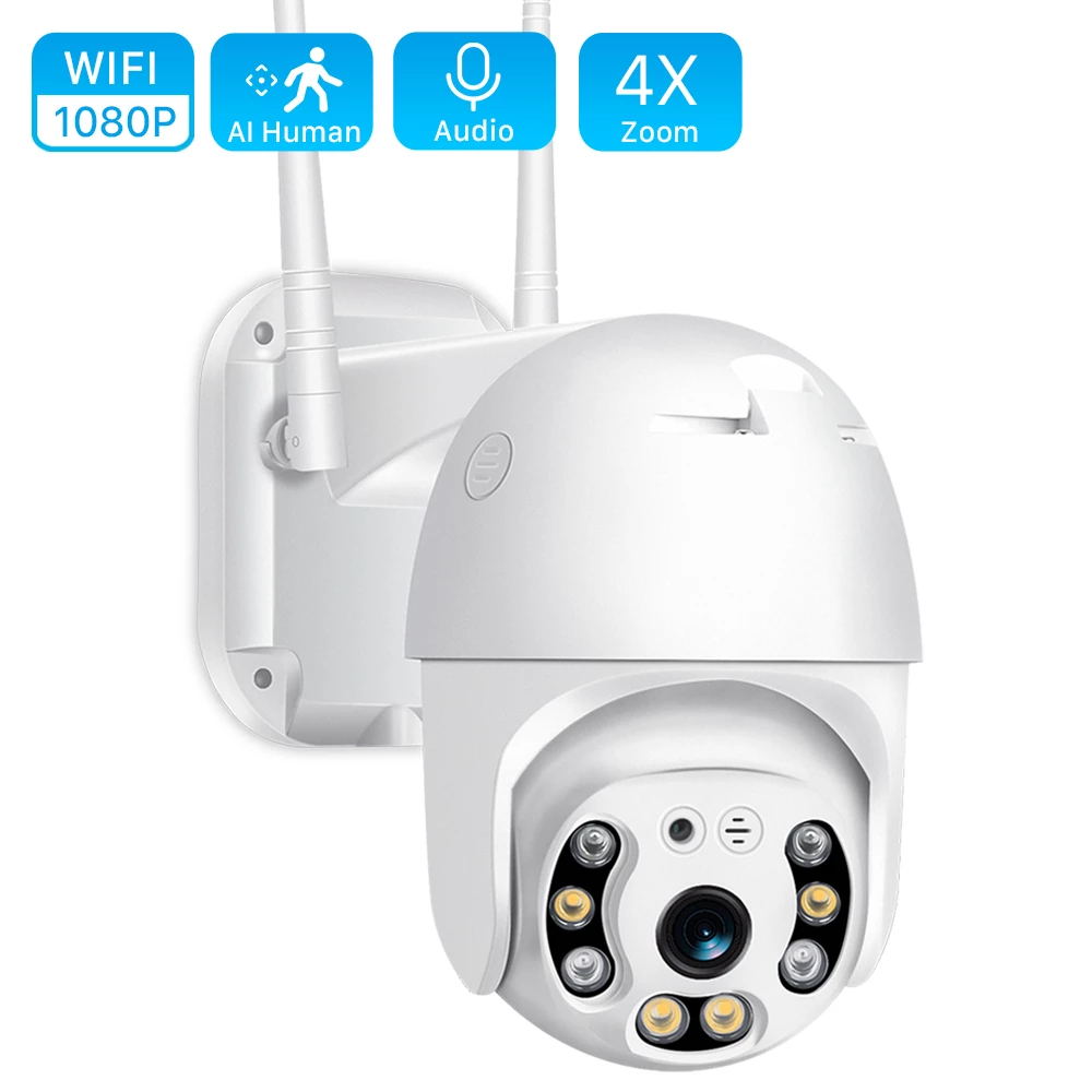 1080P Security Camera WIFI Outdoor PTZ Speed Dome Wireless IP Camera CCTV Pan Tilt 4XZoom IR Network Surveillance P2P CAM With retail box
1080P Security Camera WIFI Outdoor PTZ Speed Dome Wireless IP Camera CCTV Pan Tilt 4XZoom IR Network Surveillance P2P CAM With retail box