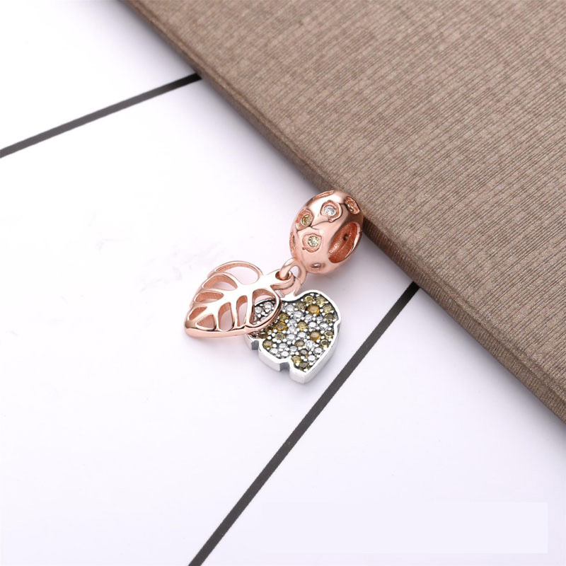 New Popular 925 Sterling Silver For S925 Snake Charm Bracelet Rose Lock Tree Of Life Love Family Charm Beads DIY Jewelry Making