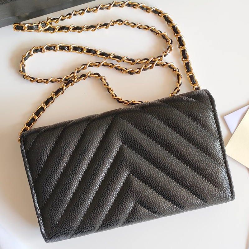 New Genuine Leather Women Coin Purse Shoulder Bag luxurys designers Ladies Fashion Chain bags Flap wallets Purse Credit ID Card Holder Classic Style wallet Black, Pink-a
New Genuine Leather Women Coin Purse Shoulder Bag luxurys designers Ladies Fashion Chain bags Flap wallets Purse Credit ID Card Holder Classic Style wallet Black, Pink-a