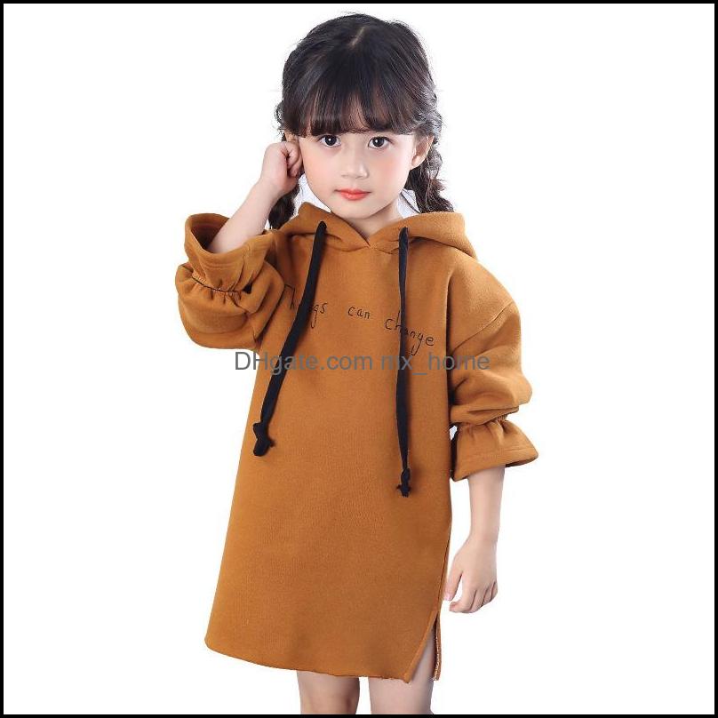 Hoodies Sweatshirts Aile Rabbit Autumn And Winter New Baby Girl Fashion Solid Long Sweatshirt Dress Girls Causal Clothing 129 Mxhome Dhx31, Brown
Hoodies Sweatshirts Aile Rabbit Autumn And Winter New Baby Girl Fashion Solid Long Sweatshirt Dress Girls Causal Clothing 129 Mxhome Dhx31, Brown