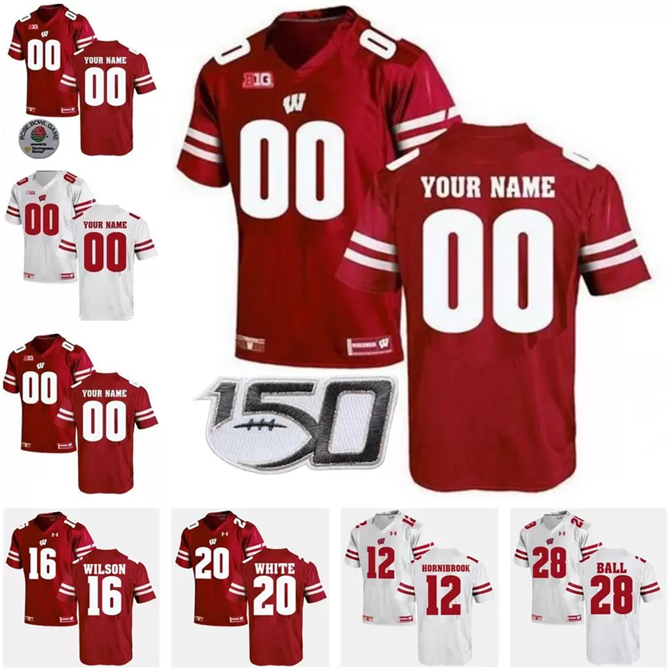 Wisconsin Badgers Football Jerseys 5 Graham Mertz 16 Jack Dunn 29 Brady Schipper 34 Jackson Acker 43 Quan Easterling Custom Men Women Youth Jersey, Colour 1
Wisconsin Badgers Football Jerseys 5 Graham Mertz 16 Jack Dunn 29 Brady Schipper 34 Jackson Acker 43 Quan Easterling Custom Men Women Youth Jersey, Colour 1