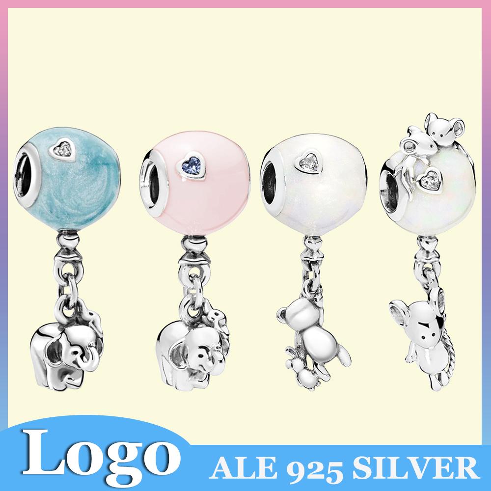 925 Sterling Silver Pendant Charms for Pandora Original box Mouse Bear Elephant Blue Pink Hot Air Balloon European Bead Charms Bracelet Necklace jewelry
925 Sterling Silver Pendant Charms for Pandora Original box Mouse Bear Elephant Blue Pink Hot Air Balloon European Bead Charms Bracelet Necklace jewelry