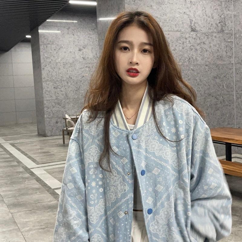 Women' Jackets 2022 Autumn Baseball Casual Jacket Retro High Street TopRachel, Blue
Women' Jackets 2022 Autumn Baseball Casual Jacket Retro High Street TopRachel, Blue