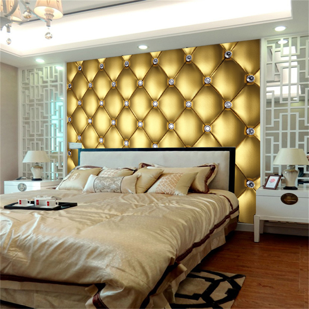 Custom 3D Stereoscopic Large Diamond 3D Photo Wallpapers for Living Room Bedroom TV Background Mural Wall Papers Home Decor