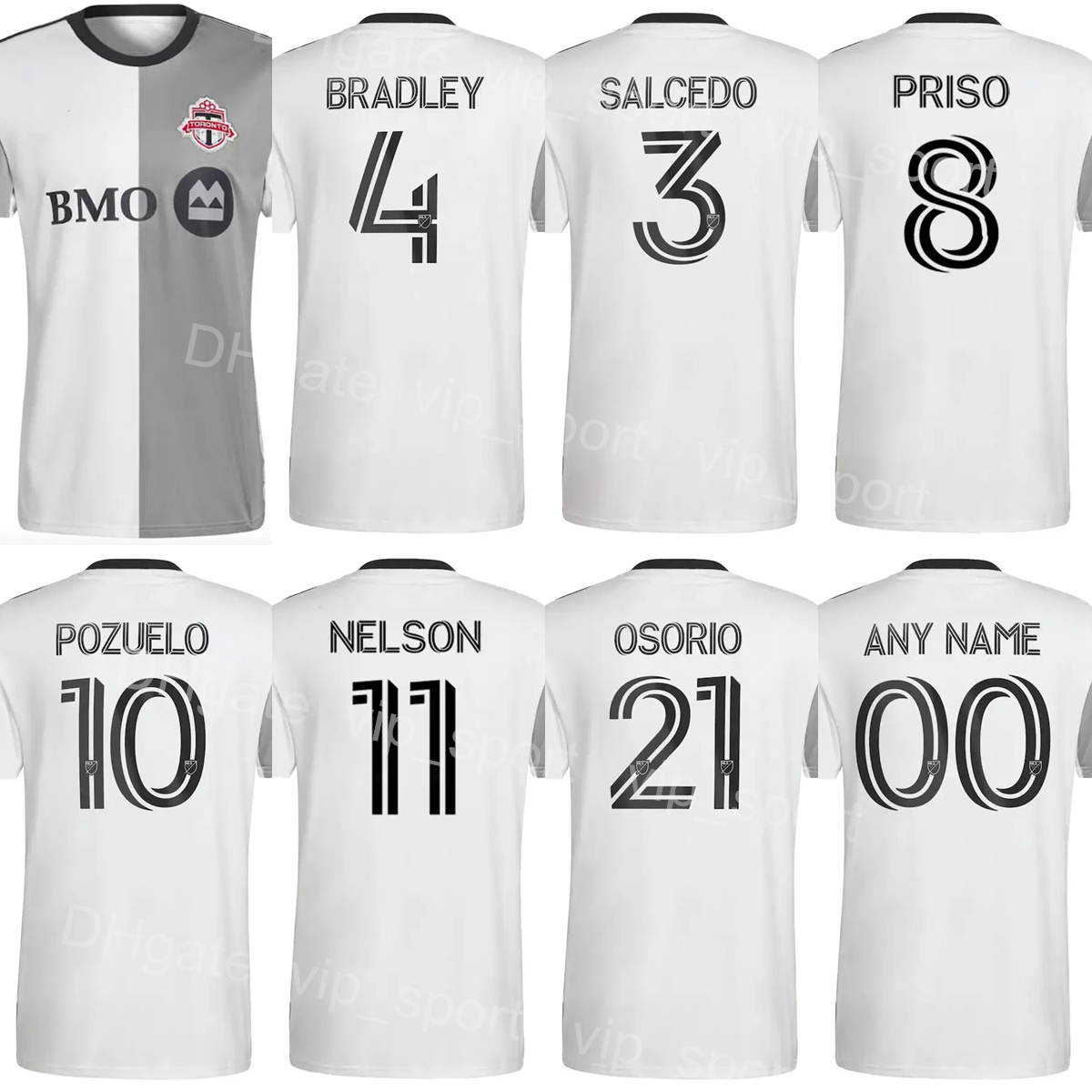 22-23 MLS FC Toronto 9 JIMENEZ Soccer Jersey 10 POZUELO 21 OSORIO 4 BRADLEY 11 NELSON 47 THOMPSON 25 BONO 27 ONEILL 38 PETRASSO 5 MACNAUGHTON Sport Football Shirt Kits, White
22-23 MLS FC Toronto 9 JIMENEZ Soccer Jersey 10 POZUELO 21 OSORIO 4 BRADLEY 11 NELSON 47 THOMPSON 25 BONO 27 ONEILL 38 PETRASSO 5 MACNAUGHTON Sport Football Shirt Kits, White