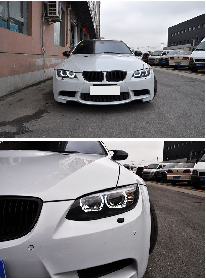 Automobile front Light For BMW E93 2006-12 Headlight Assembly E92 330I 335I LED Bifocal Lens High Beam Lamp Running Lights