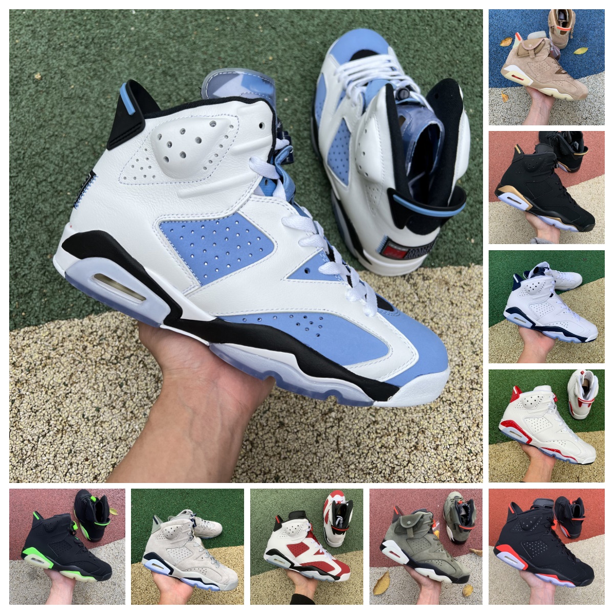 Jumpman UNC White Red Oreo Basketball Shoes 6 6s Mens Georgetown Bordeaux Mint Foam Electric Green British Khaki Olive Black Infrared Washed Denim Sports Sneakers, Bubble package bag
Jumpman UNC White Red Oreo Basketball Shoes 6 6s Mens Georgetown Bordeaux Mint Foam Electric Green British Khaki Olive Black Infrared Washed Denim Sports Sneakers, Bubble package bag