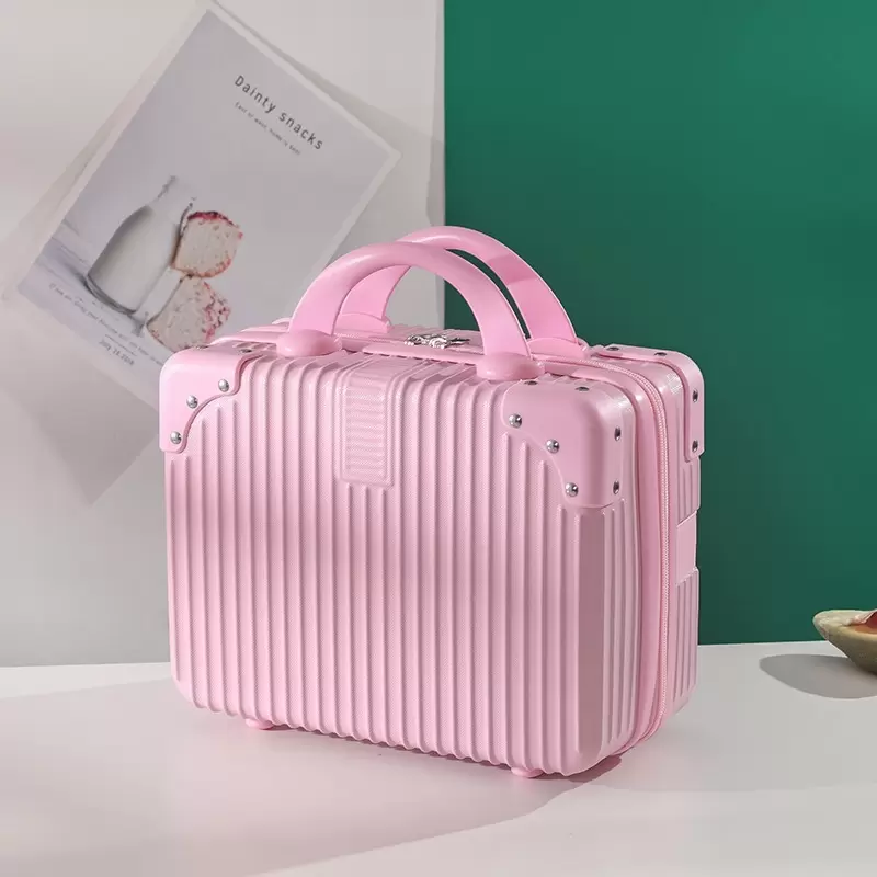 Suitcase Cosmetic Bag New Professional Makeup Mini Storage Bag Handbag Female Portable Lady Professional High Quality Handbag 
Suitcase Cosmetic Bag New Professional Makeup Mini Storage Bag Handbag Female Portable Lady Professional High Quality Handbag
