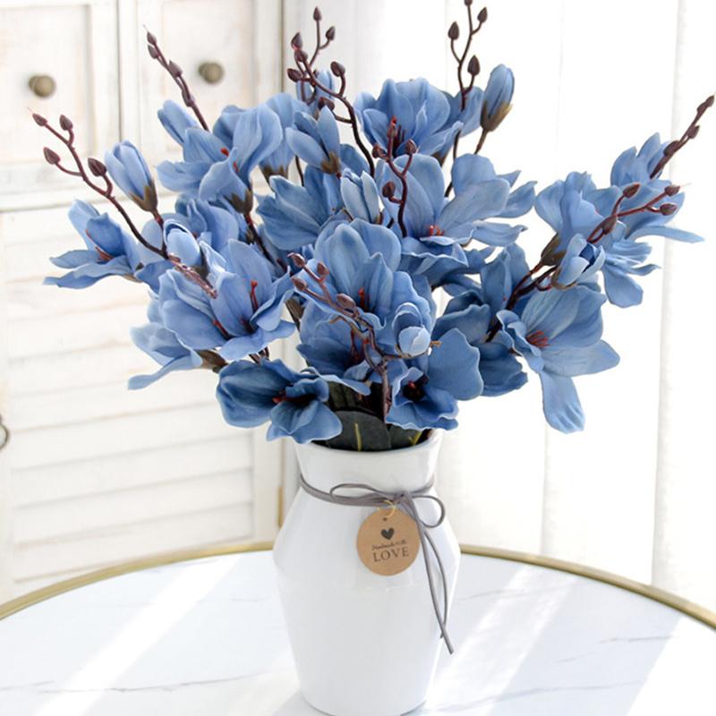 Decorative Flowers & Wreaths Artificial White Magnolia Simulation Bouquets Artwork Festival Supplies 5 Branches Lifelike Garden Decorations
Decorative Flowers & Wreaths Artificial White Magnolia Simulation Bouquets Artwork Festival Supplies 5 Branches Lifelike Garden Decorations